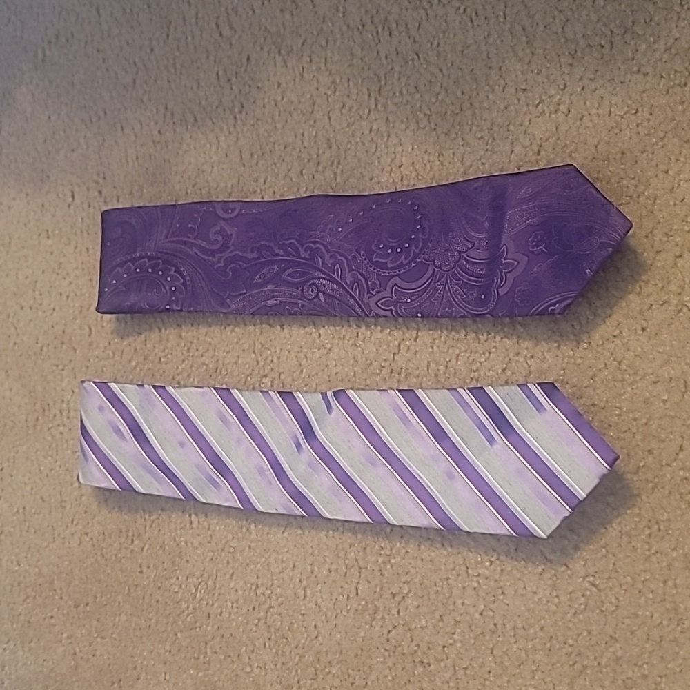 Men's Geoffrey Beene extra long ties set of 2